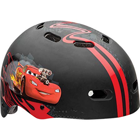 Disney Cars Hard Outer Shell, Child Multisport Helmet, Red/Black