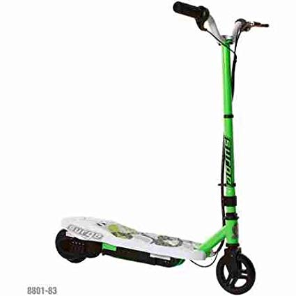Surge Boys' 12V Electric Scooter, Green - Children's Balance Bikes - Scooter - Electric scooter for boys with front hand brake