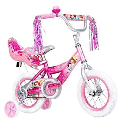 12 Huffy Disney Princess Girls' Bike with Doll Carrier by Huffy